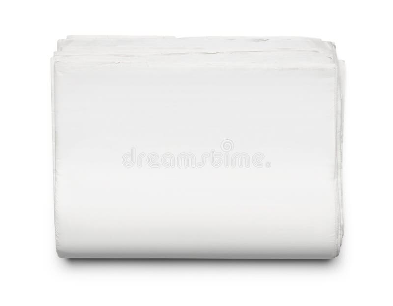 Pila di vecchi giornali in bianco fotografia stock Pila di vecchi giornali in bianco fotografia stock