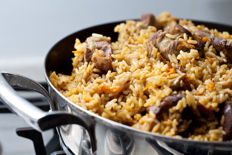 Pilaf (meat of a ram paella)