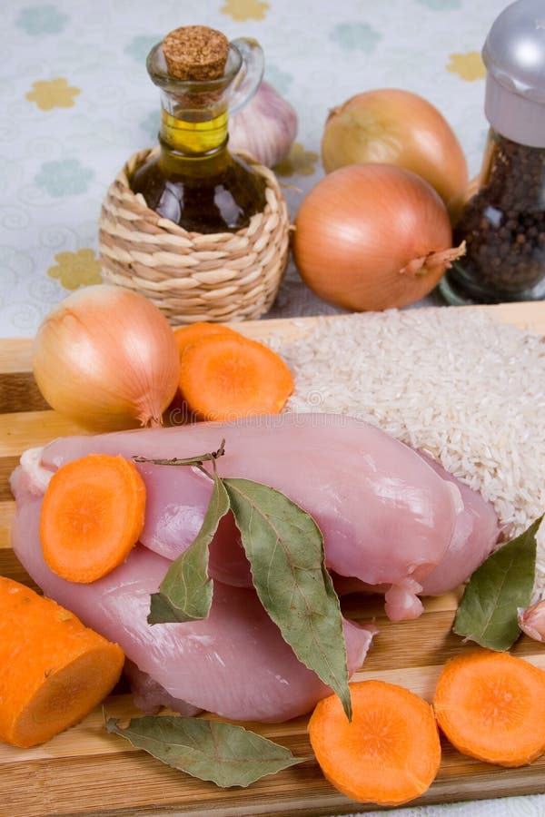 Pilaf, or pilau stock image. Image of cuisine, dish, herbs 21855891