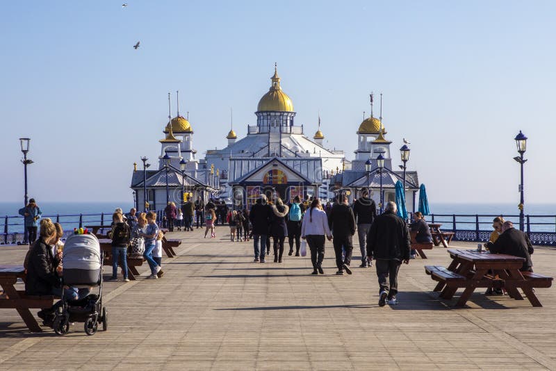Pilastro di Eastbourne a East Sussex fotografia stock libera da diritti Pilastro di Eastbourne a East Sussex fotografia stock libera da diritti