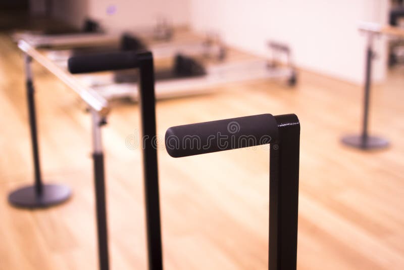 Pilates machine in gym stock photo. Image of pilates 91889600