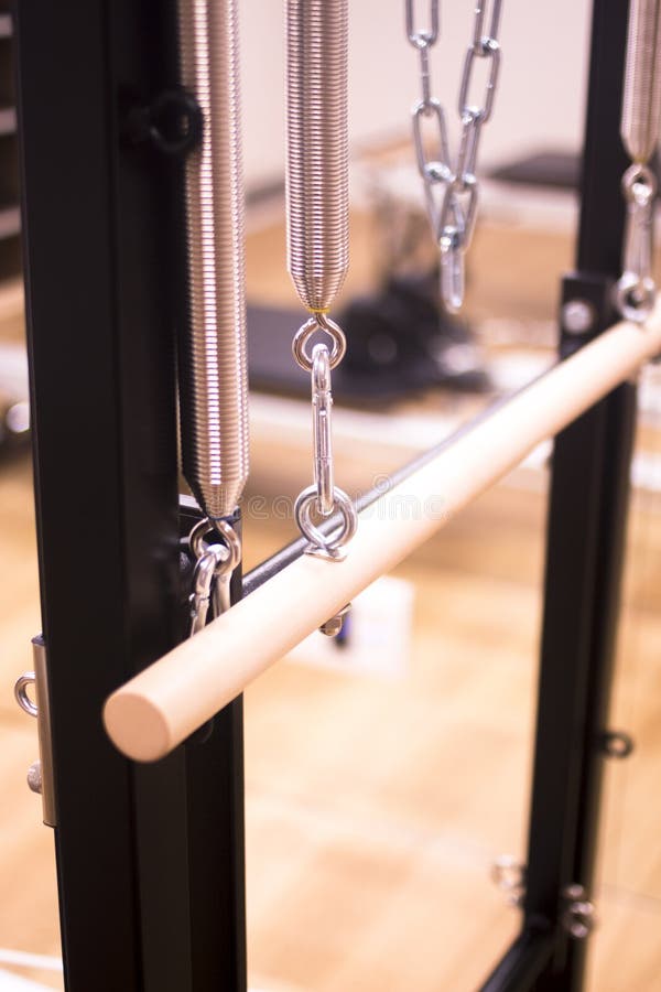 Pilates machine in gym stock image. Image of helath, stretching 92805231