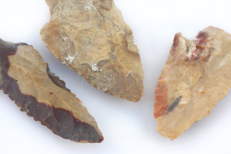 Pile of arrowheads royalty free stock image