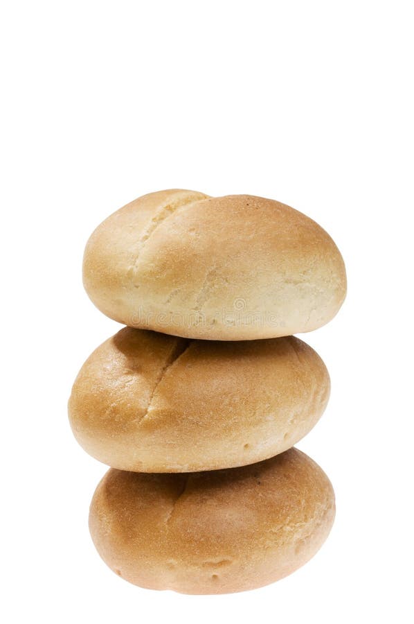 Pile Of Bread Rolls Or Buns Stock Photo Image of baked, food 4364438