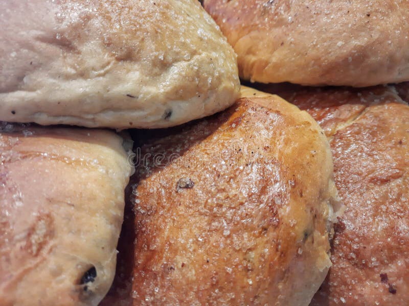 Pile of Bread Topped with Sugar Sprinkles Stock Image Image of topped