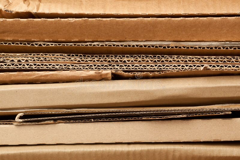 Pile of cardboard stock image. Image of brown, paperboard 23601247