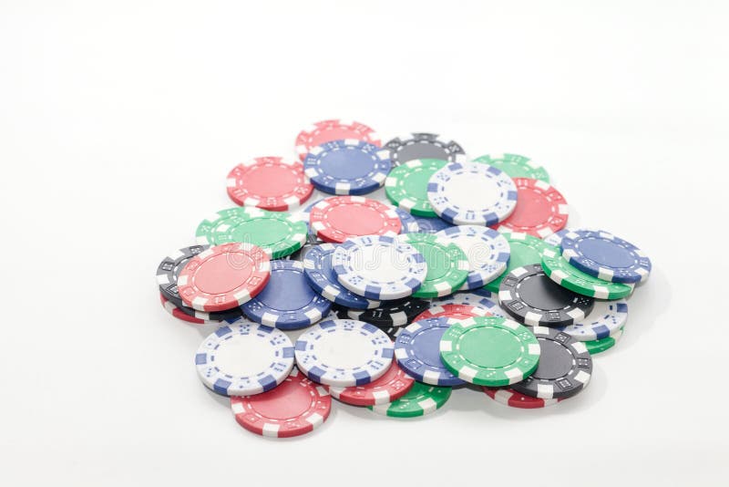 Pile of Poker Chips and Money Stock Image Image of poker, chip 113910831