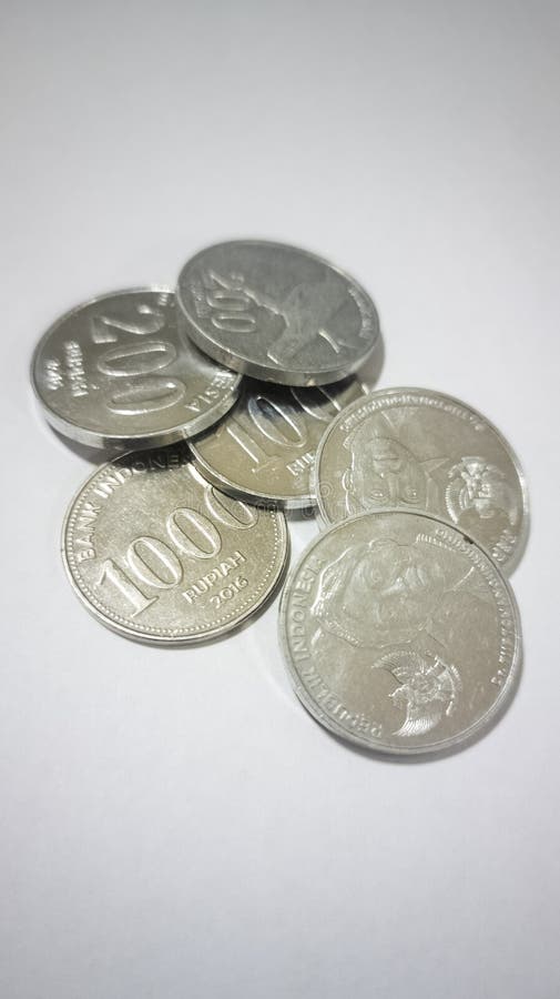 Pile of Coins for Traditional Cash Transactions Stock Image Image of