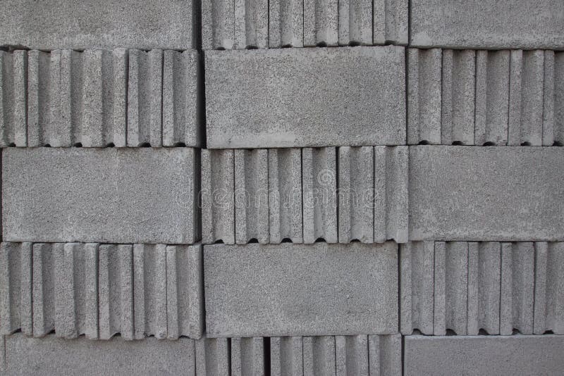 Pile Concrete Block for Used in Construction. Stock Image - Image of