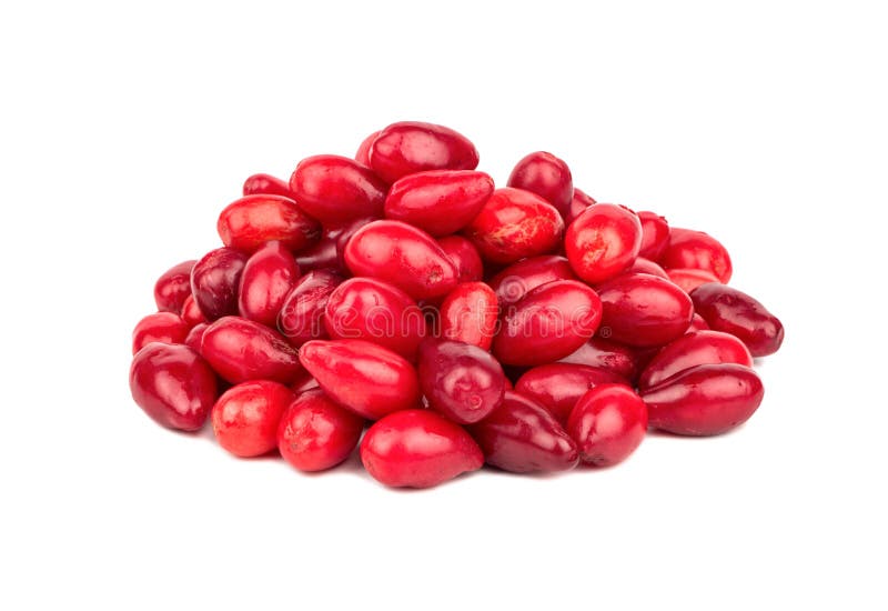 Pile cornelian cherry royalty free stock image Pile cornelian cherry royalty free stock image