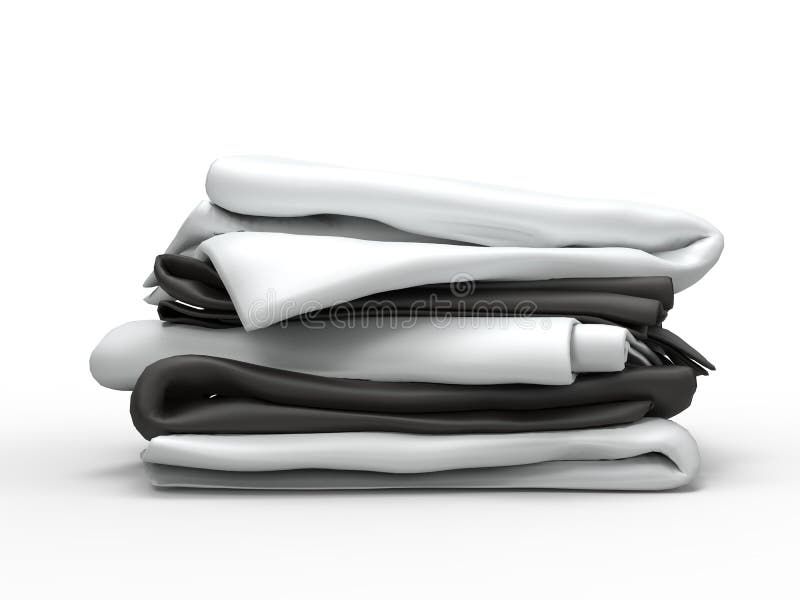 Pile de feuilles blanches et noires image stock Pile de feuilles blanches et noires image stock