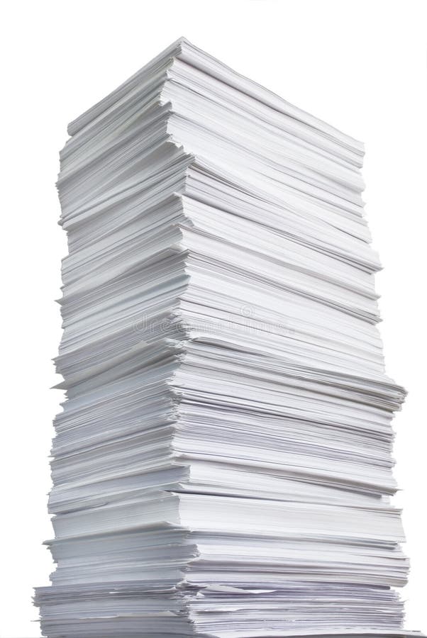  Pile de papier  norme photo stock Image du empilement 