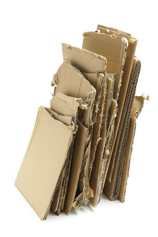 Pile de parties de carton images stock Pile de parties de carton images stock