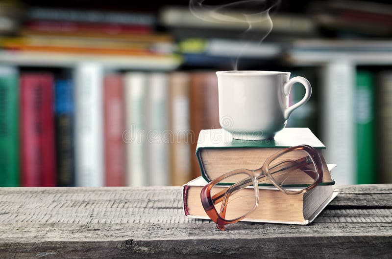 Mug Bibliothèque thé et livres