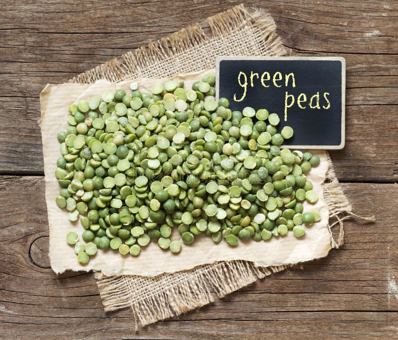 Pile of Dried Green Split Peas Stock Photo Image of chalkboard