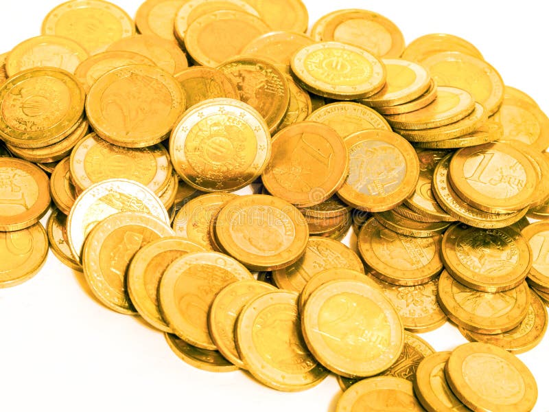 Pile of euro cents stock image. Image of banking, cash - 134384077
