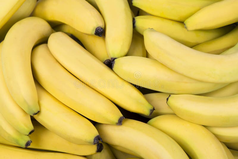 Pile of fresh bananas