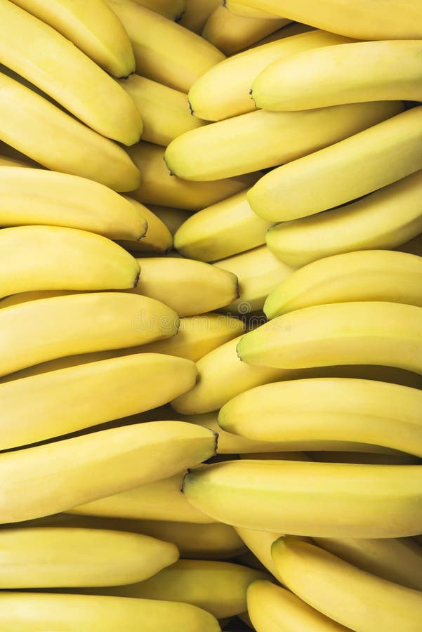 Pile of fresh bananas