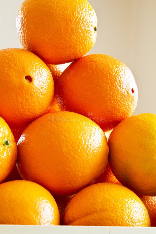 Pile of fresh Oranges