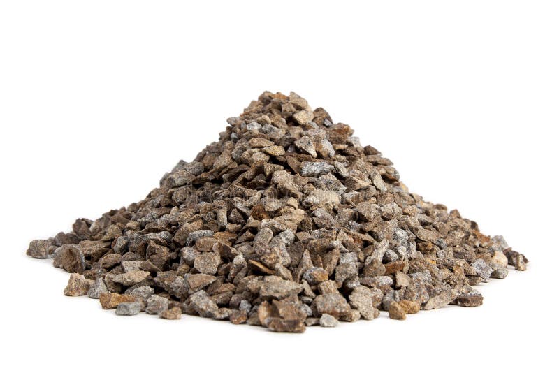 Pile of gravel 5-20mm isolated