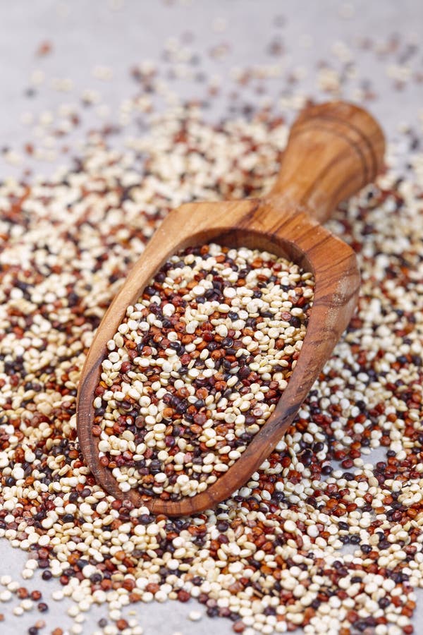 Pile of mixed quinoa grain stock photo. Image of dieting 75119350