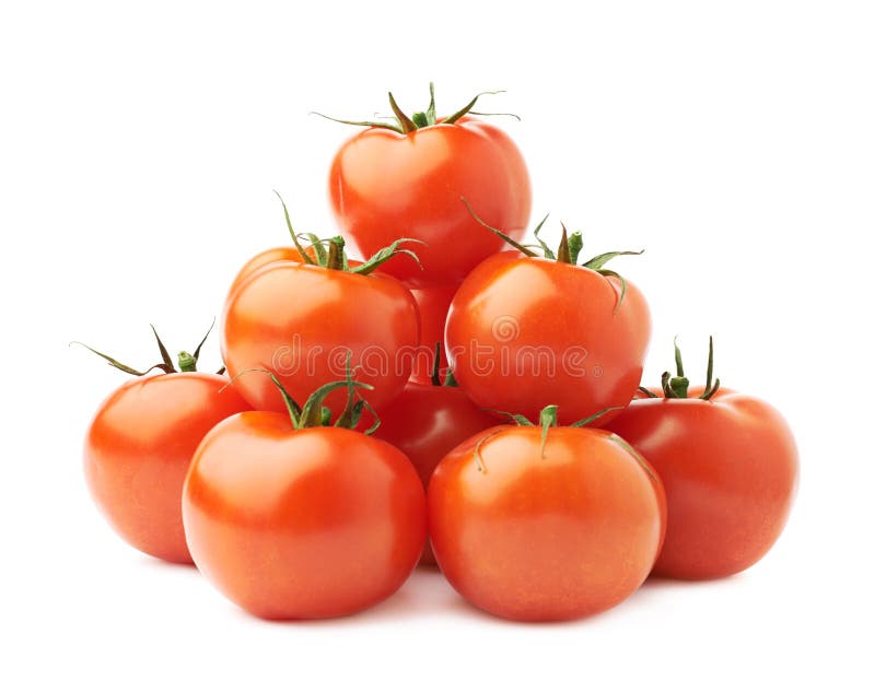 Pile of Multiple Tomatoes Isolated Stock Photo Image of eating