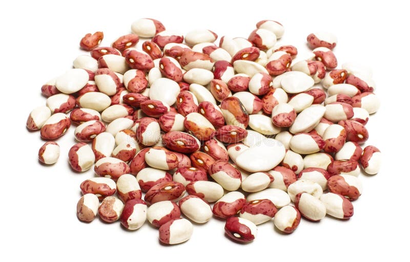 Painted Pony Dry Beans from the Top Background Stock Photo - Image of