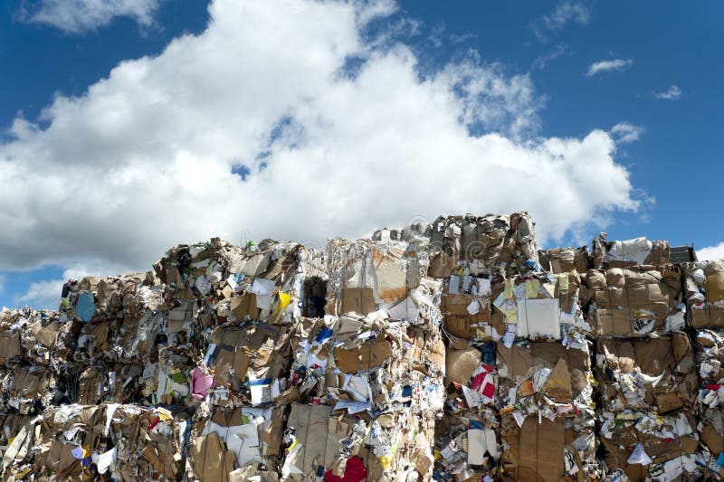 Paper recycling royalty free stock photography