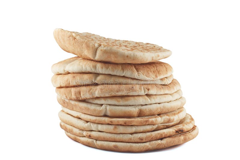 Pile of pita bread stock image. Image of kitchen, arabic 38335235