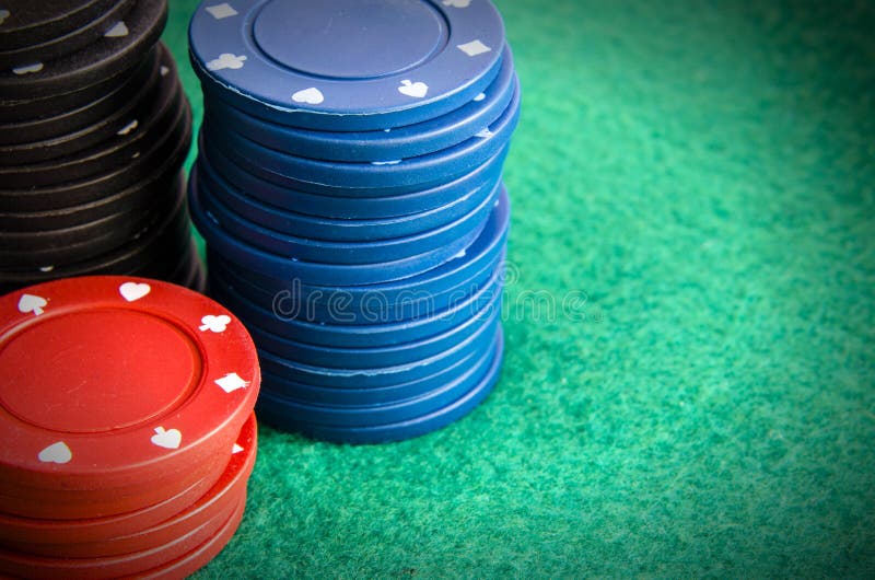 Pile of poker chips stock photo. Image of gambling, chips 33359968