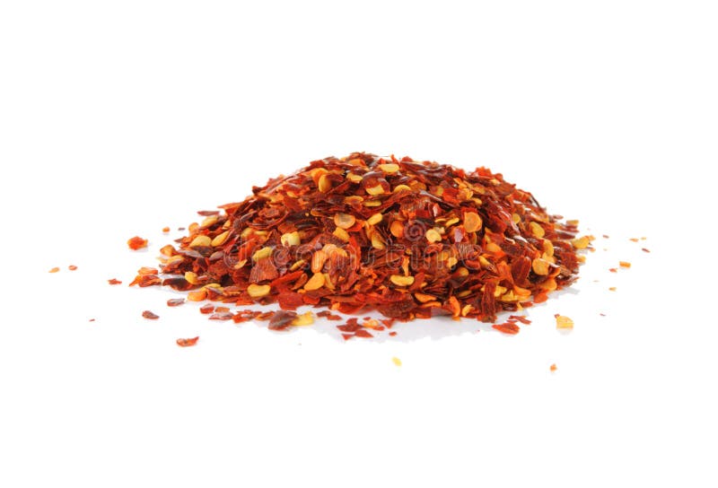 Red pepper flakes stock image. Image of ground, ingredient 5073177