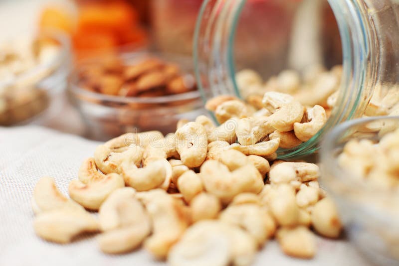 Pile of Roasted Cashew Nuts Stock Image Image of nutrition, dietary