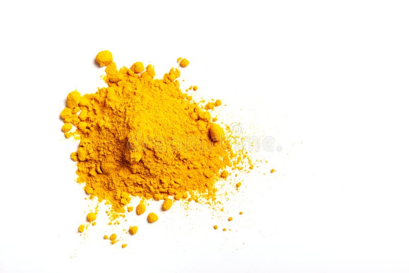 Pile of Turmeric Powder royalty free stock photography