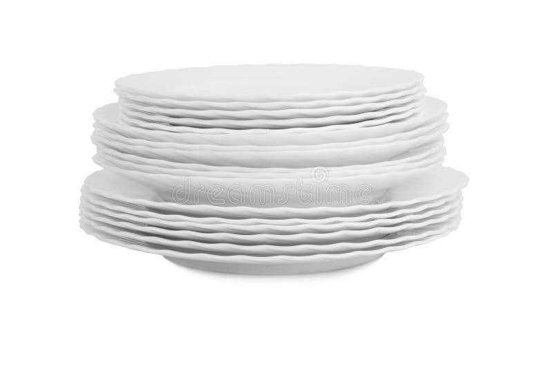 White plates stock image. Image of dish, kitchenware 30304253