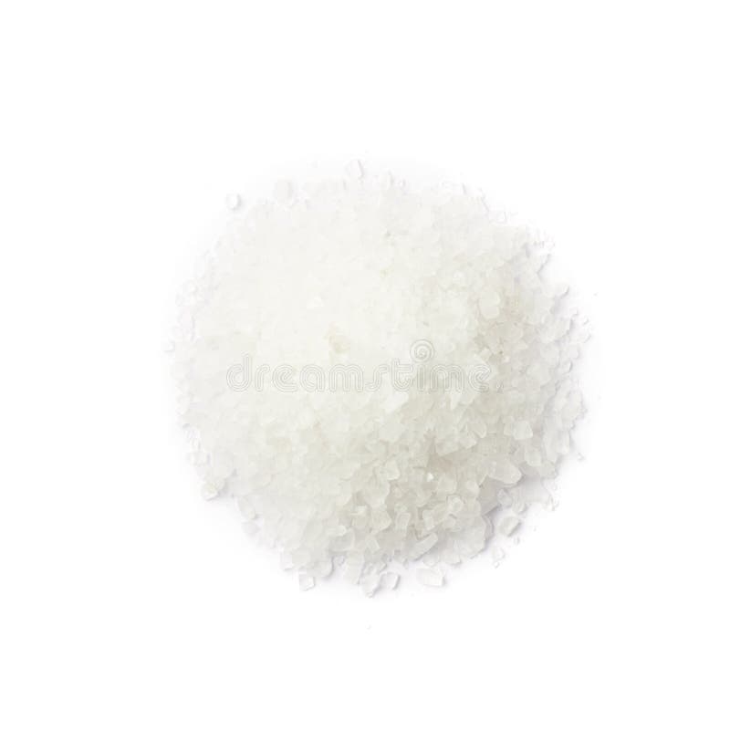 Pile of white rock salt stock image. Image of food, kitchen 65203359