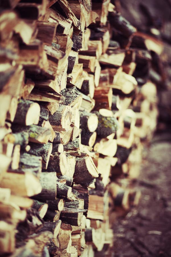 Pile of wood stored royalty free stock images Pile of wood stored royalty free stock images