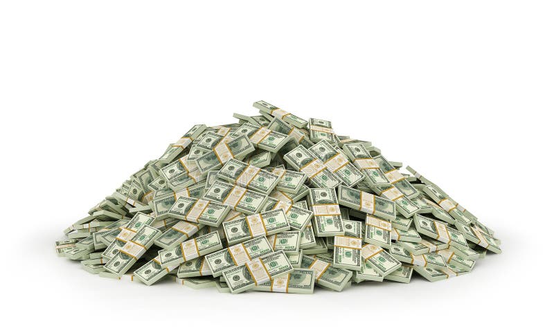 Piles de cent dollars US illustration libre de droits Piles de cent dollars US illustration libre de droits