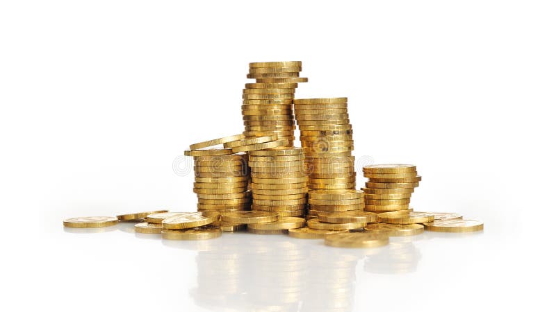 Money Gold Coins Pile Stack Stock Image - Image of wealth, income: 3579703