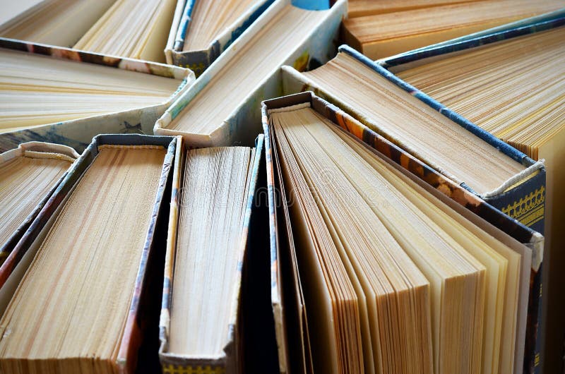 Pilha de livros imagem de stock