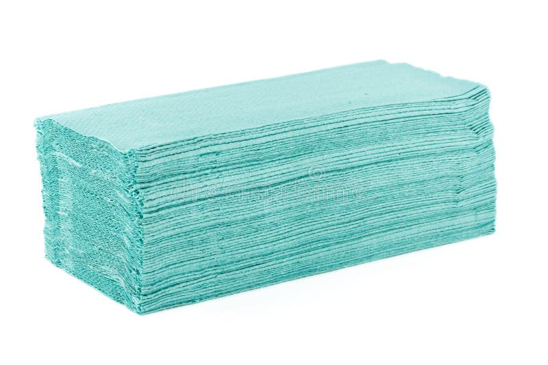 Pilha de toalhas de papel fotografia de stock royalty free Pilha de toalhas de papel fotografia de stock royalty free