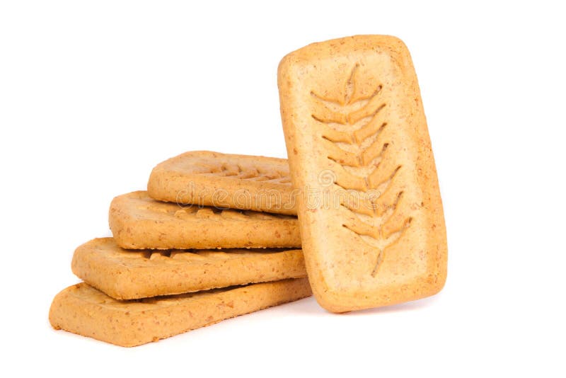 Pilha dos biscoitos da pastelaria isolados no fundo branco imagens de stock royalty free Pilha dos biscoitos da pastelaria isolados no fundo branco imagens de stock royalty free