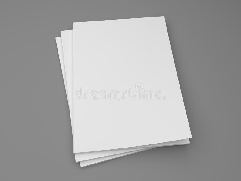 Pilha vazia da ilustração 3D vazia dos compartimentos, livros no cinza ilustração royalty free Pilha vazia da ilustração 3D vazia dos compartimentos, livros no cinza ilustração royalty free