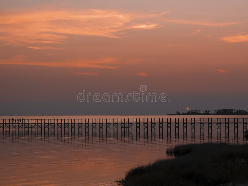 Pilier de Nagshead au coucher du soleil photo stock Pilier de Nagshead au coucher du soleil photo stock