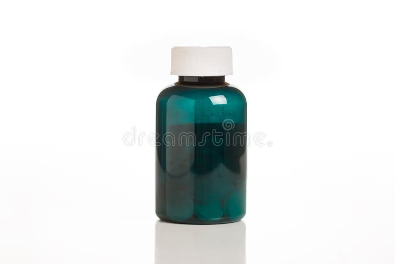 Pill Bottle stock image. Image of green, close, health 51710301
