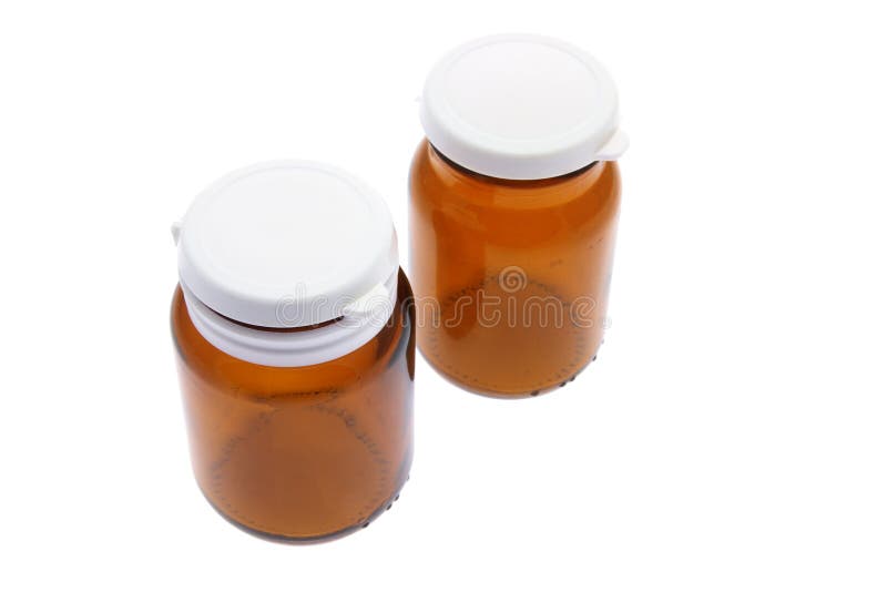 Pill Bottles stock photo. Image of studio, pill, isolated 9677494