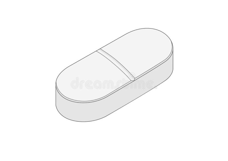 Pill stock vector. Illustration of pill, disease, pharmaceutical - 39520469