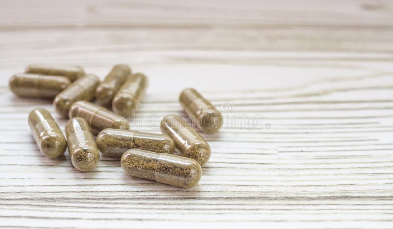 Pillole di CBD immagine stock Pillole di CBD immagine stock
