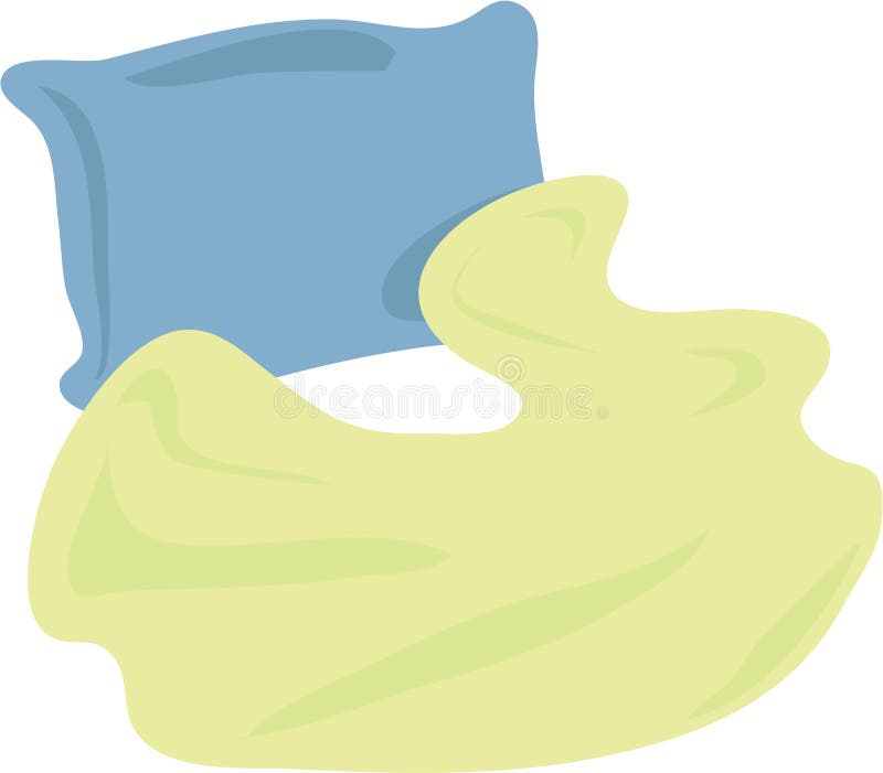 Pillow & Blanket stock illustration. Illustration of pillow 53258967