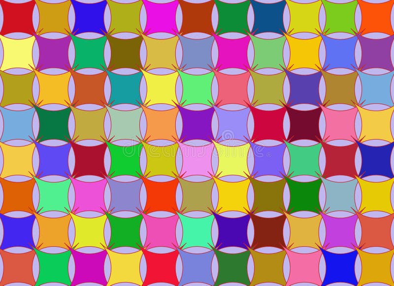 Pillow rainbow background vector illustration