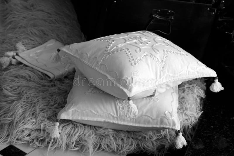 Luxury pillows stock image. Image of luxury, textile 14398867